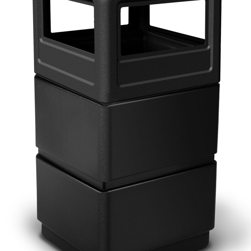 OpenTop Waste Container in Stainless Steel