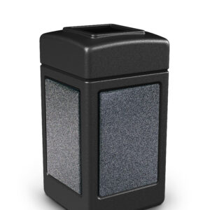 Waste Container with Open Top - StoneTec Panel