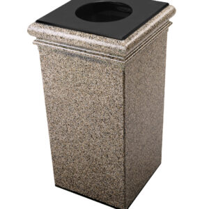 Square Waste Container - StoneTec