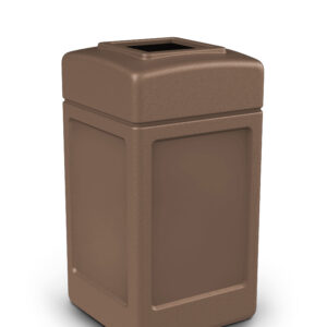 Square Waste Container with Open Top