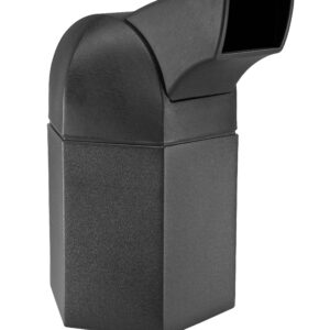 Waste Container with Drive-Thru Lid - Hexagon 45 Gallon