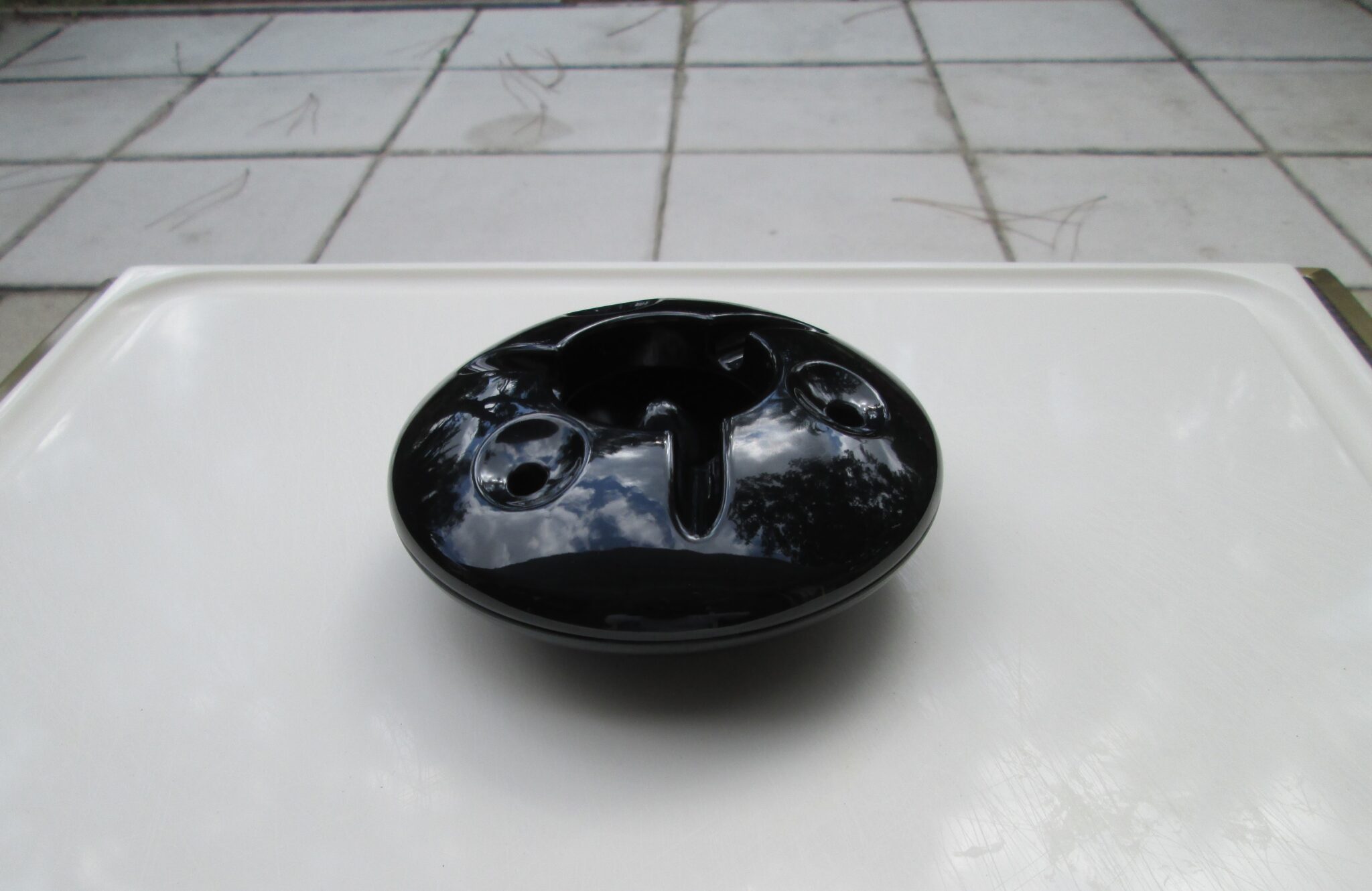 Outdoor Patio Ashtray 5" Round Windproof (100 Pack)