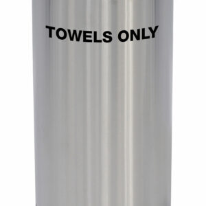Open-Top Waste Container - Imprinted Towels Only